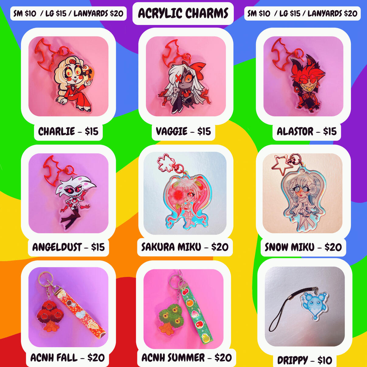 ACRYLIC CHARMS